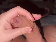 Soft dick cumming