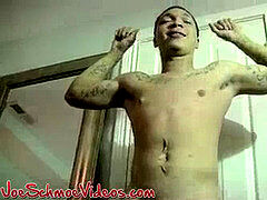 Hung heterosexual fellow Abel receives a oral pleasure from a fat twink