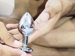 Desi Guys Massaging His Big Dick