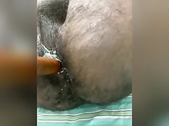 Ass fucked with dildo