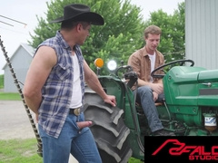 TORRID Hairy man LATINO Farmer Fixes The Tractor And Jock s Caboose