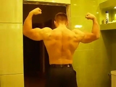 Russian Bodybuilder Strip and Cum 233