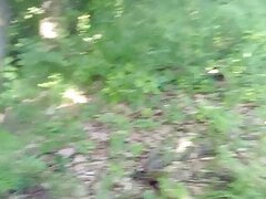 first time in the woods naked
