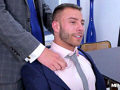 JJ KNIGHT takes charge and pounds DIEGO REYES for the first time on the job