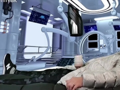 By Aliens! Made To Cum. A Fleshlight Sex Machine Fantasy. 4 Min