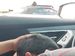 Guy blows me in my car after seeing me jacking