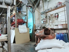 Muscle Spit Wearing Uniform With Papi Kocic