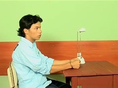 Prisoner twink Lorenzo fucks anally horny officer Bruno