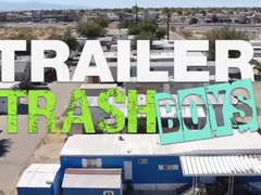 Devin Franco & Isaac Parker make out and bareback in Trailertrashboys with a big dick