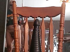 Asspussy Still Takes All of Intimidator's 10" in Length and 11" in Circumference Even After Swallowing 8 inch Cucumber!!