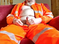 Dayglow overalls wank