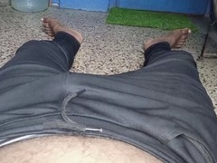 Cleaning up that big cock with some hot cum!