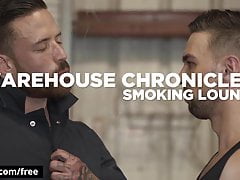 Jordan Levine with Lucky Daniels at Warehouse Chronicles