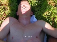 Czech Leo Beast enjoys outdoor anal pounding in multiple languages!