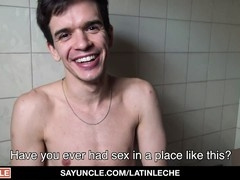 Latino hunk takes raw dick in threesome action