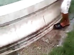 wash by the fountain