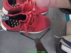 Big cumshot, shoes, gay jerk off