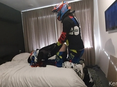 Topping my boyfriend firm and nutting in him