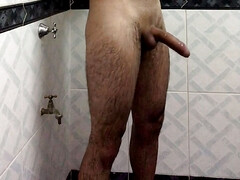 A quick shower in college