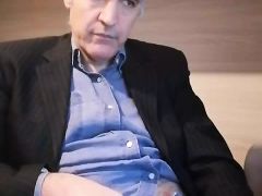 Striptease, piss and a long handjob