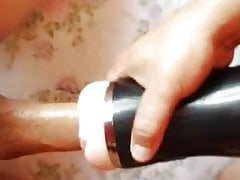 Milking Tranny with Fleshlight