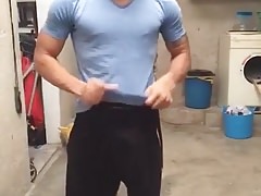 Hot gay shows us his incredible cock