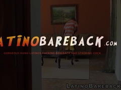 Brazillian amateurs Santiago and Ramon relentlessly bareback first time