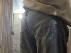 Young guy flashes his total nappy