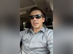 Driving while jacking off for web cam audience