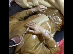 German, hitachi, masturbation cum