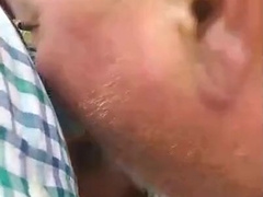 Big-Cock Daddy Blowjob in the Park