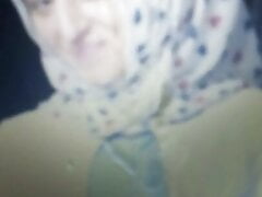 Beautiful Turkish hijabi requested me for cumtribute