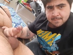 Throat fucking until he ejaculated