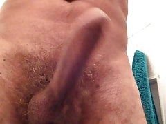 Naked husband and his penis erection and Masturbation