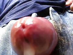 Cumshot in Denim