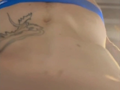 Ravaged the cock-squeezing bum of a fellow in swimming boxers