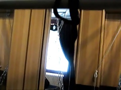 Rubber slave e-stimulation
