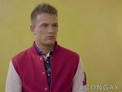 Delicious young stud bangs BF with his massive cock