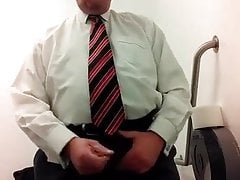 bear daddy showing and jerking