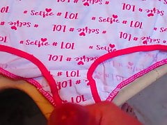 Cumming on cotton panties