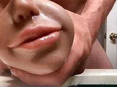Fucking a fake mouth
