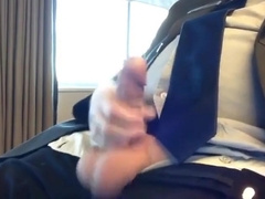 29 Suited older gay jerks off 2