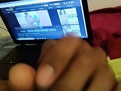 watchin porn while jerking off