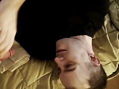 Dad's Giant Cock Squirts a Ton of Cum