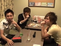 Exotic Asian gay dudes in Amazing twinks, fingering JAV clip