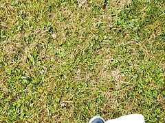 Master Ramon pisses horny in the park, golden shower