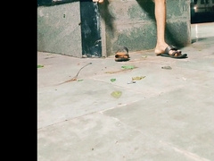 Teenage bumder fellow massaging sumptuous man sausage