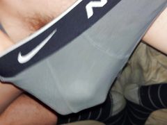 NIKE BRIEFS WANK & CUM