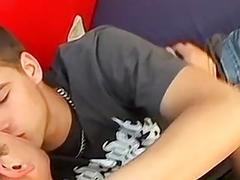 Hardcore twink dick sucking and pounding