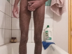 Jim wanks and is going to spew out his stunning rod on you